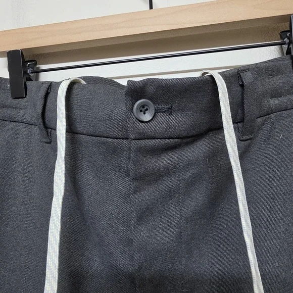 Vuori Mens Zurich Elastic Waist Trouser Dark Pewter Heather Pants V481 Sz XL - Picture 3 of 9